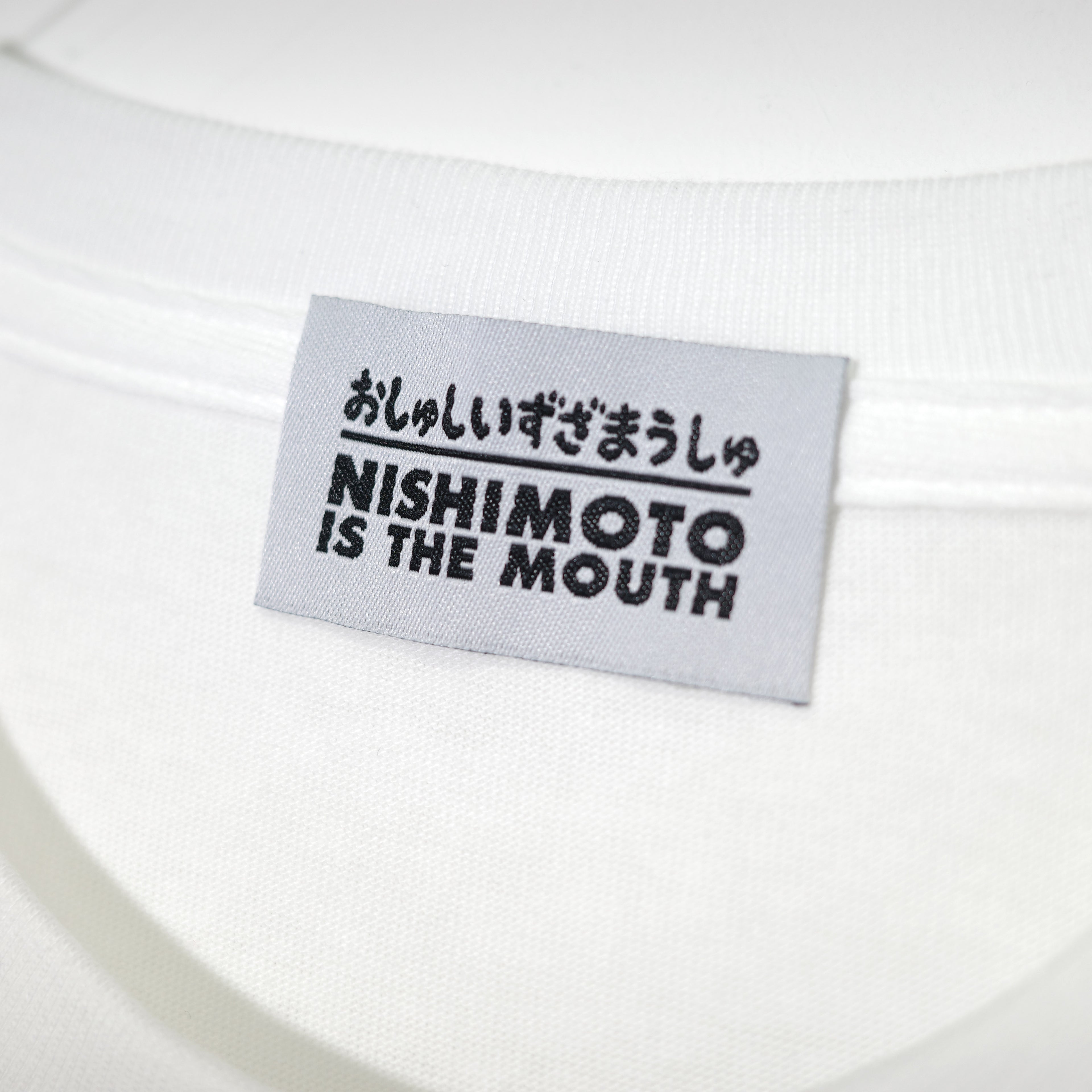 [Pre-order item / Delivery at the end of July] OSHUSHI IZU ZA MAUSHU NIMOS-02 OIZM S/S TEE WHITE