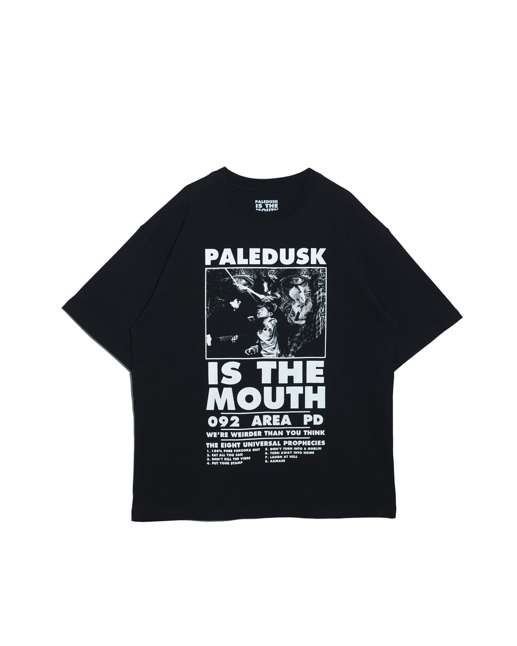 【予約商品 | 6月中旬〜6月下旬お届け予定】NISHIMOTO IS THE MOUTH × Paledusk S/S TEE NIMPD-01 BLACK