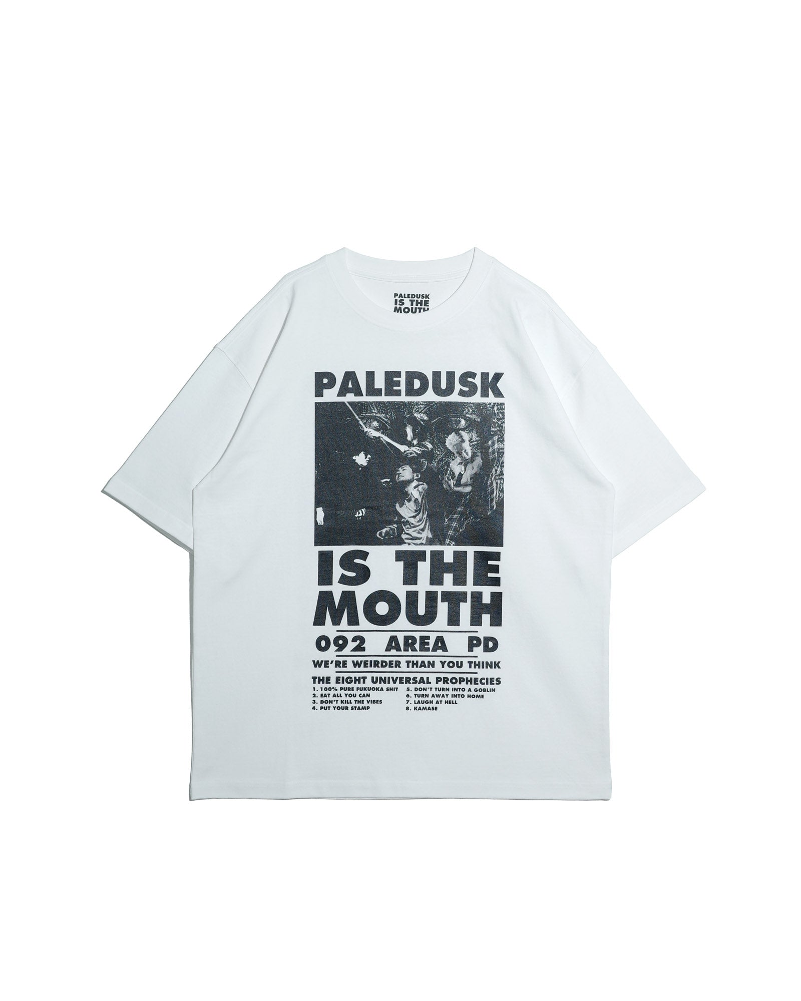 【予約商品 | 6月中旬〜6月下旬お届け予定】NISHIMOTO IS THE MOUTH × Paledusk S/S TEE NIMPD-01 WHITE