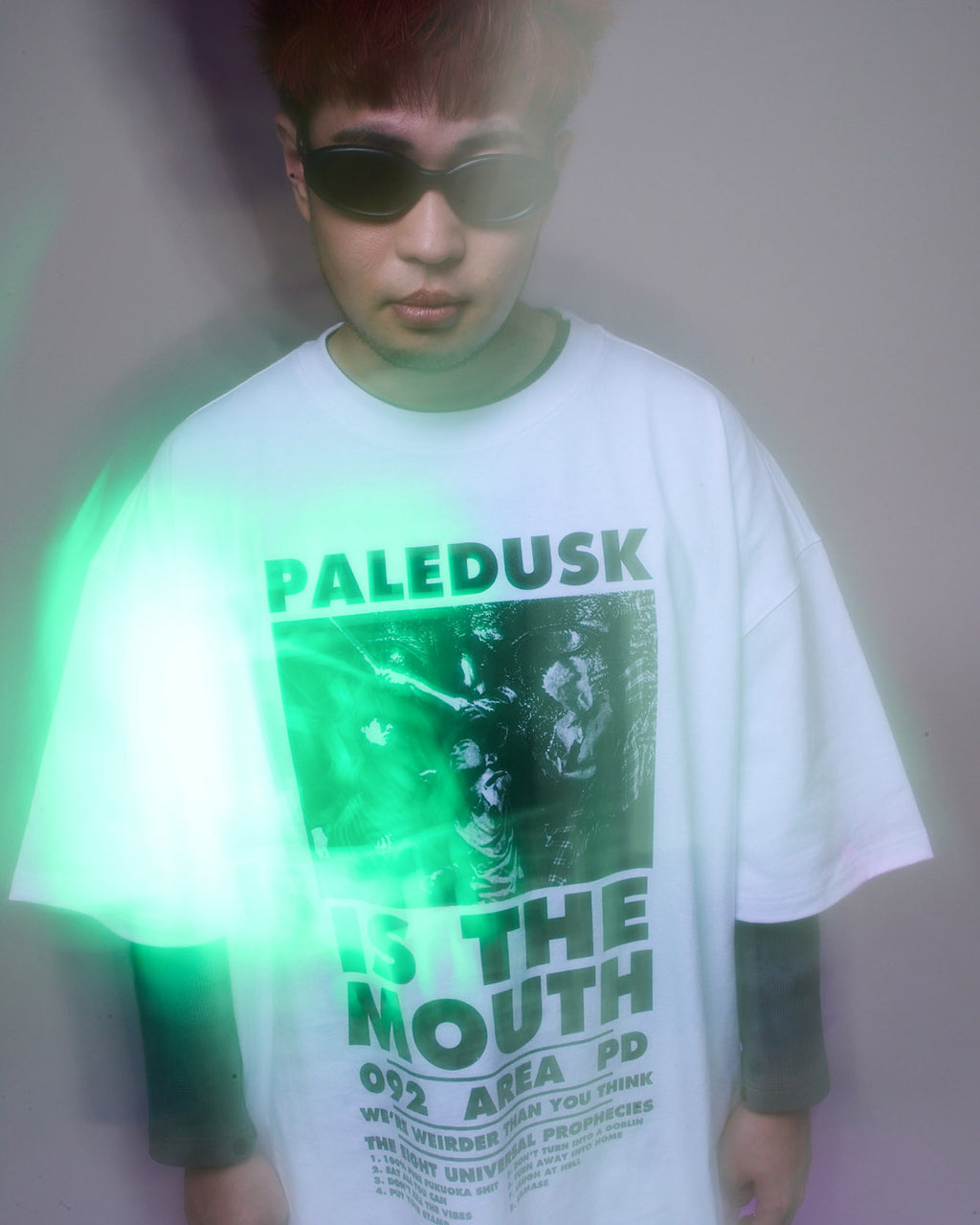 【予約商品 | 6月中旬〜6月下旬お届け予定】NISHIMOTO IS THE MOUTH × Paledusk S/S TEE NIMPD-01 WHITE