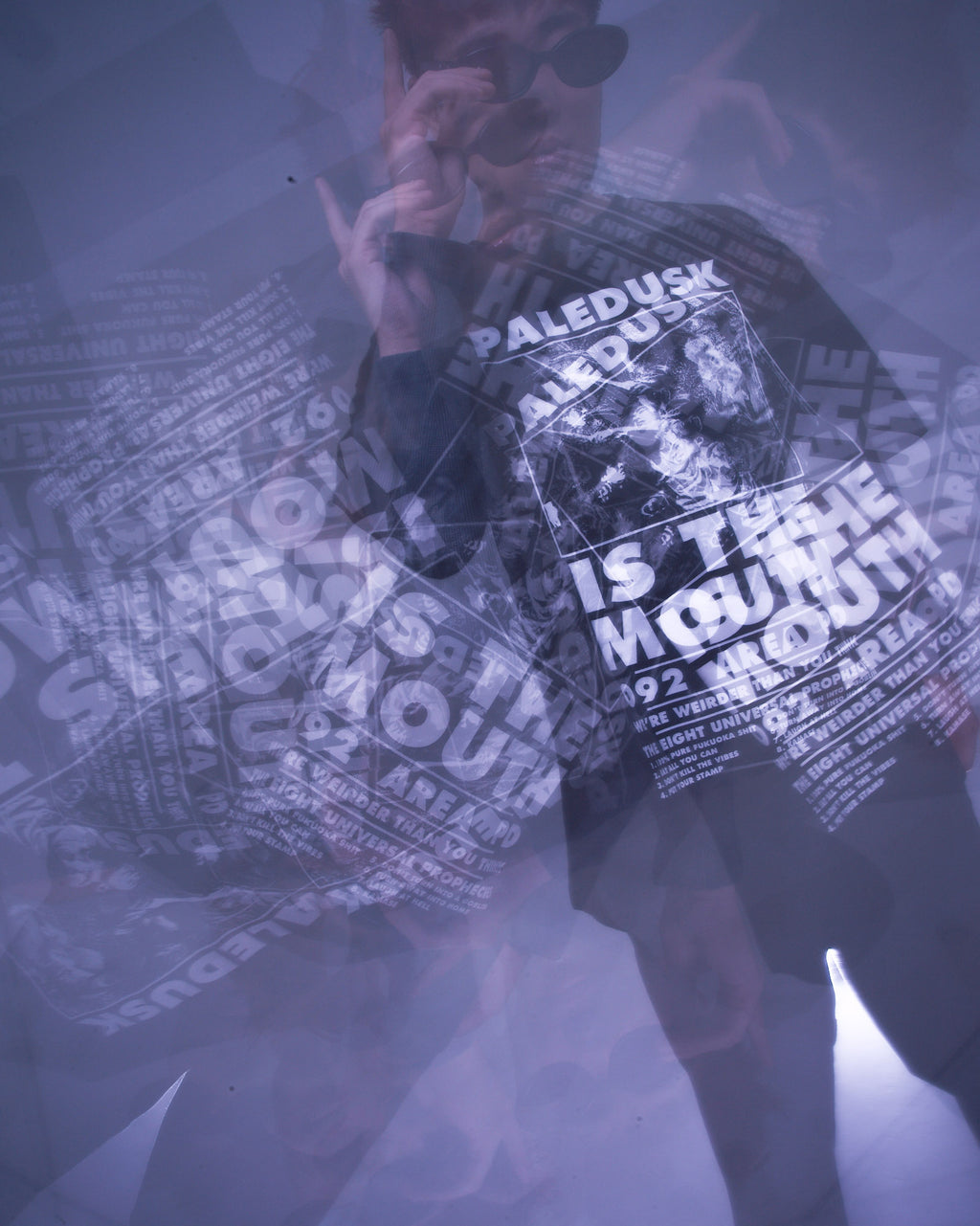 【予約商品 | 6月中旬〜6月下旬お届け予定】NISHIMOTO IS THE MOUTH × Paledusk S/S TEE NIMPD-01 BLACK