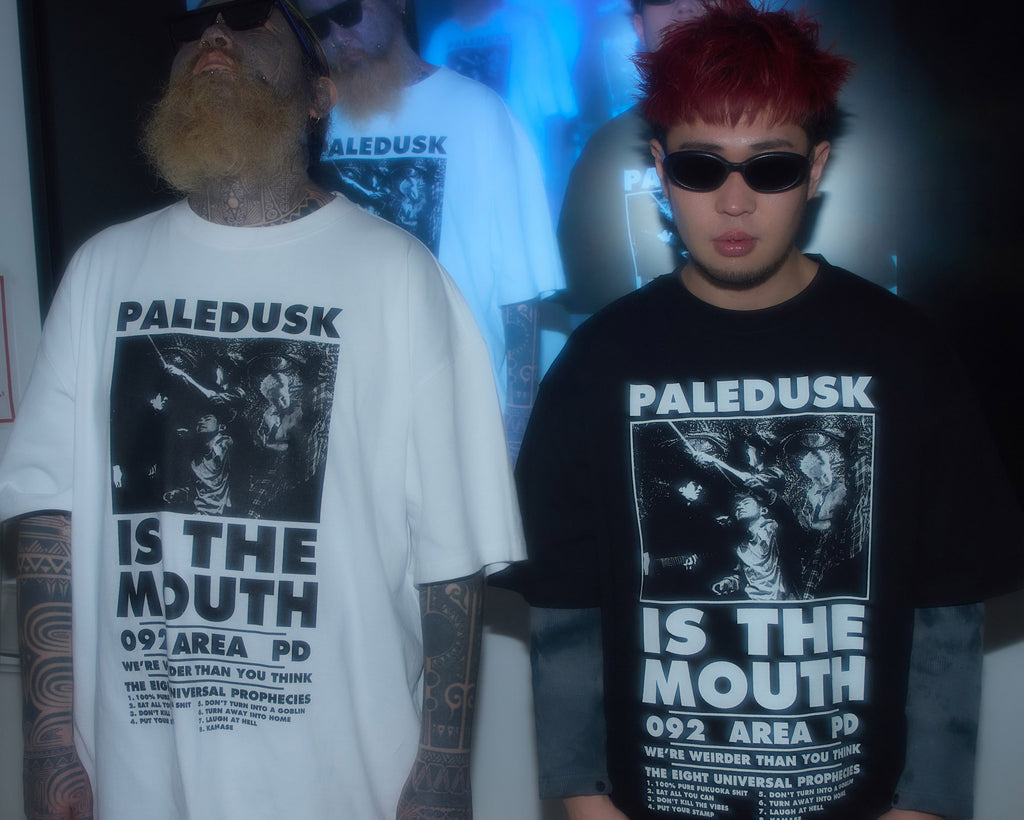 【予約商品 | 6月中旬〜6月下旬お届け予定】NISHIMOTO IS THE MOUTH × Paledusk S/S TEE NIMPD-01 BLACK
