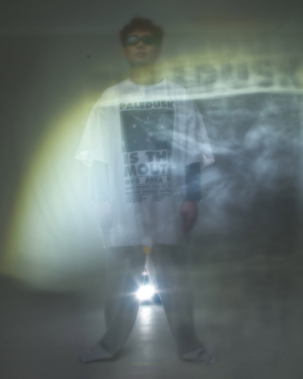 【予約商品 | 6月中旬〜6月下旬お届け予定】NISHIMOTO IS THE MOUTH × Paledusk S/S TEE NIMPD-01 WHITE