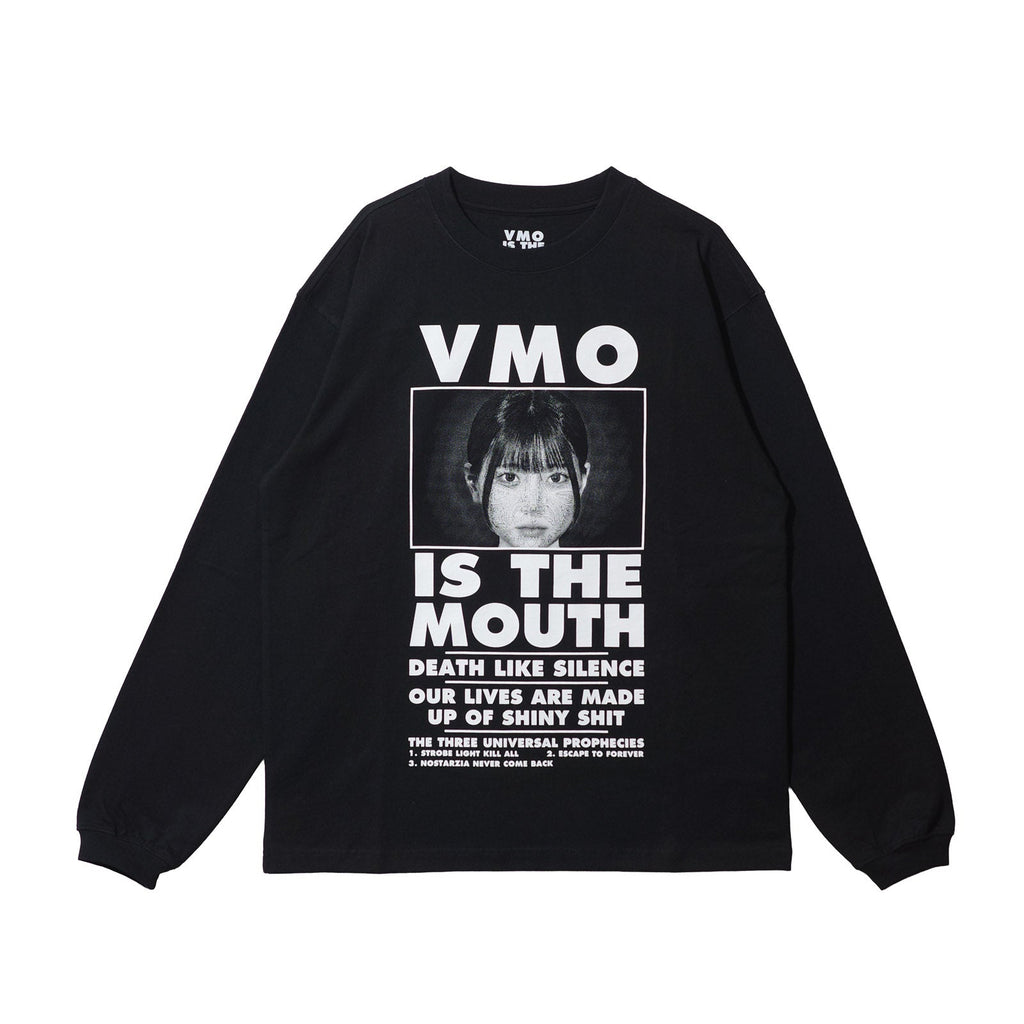 VMO IS THE MOUTH L/ S TEE NIMVM-02 BLACK