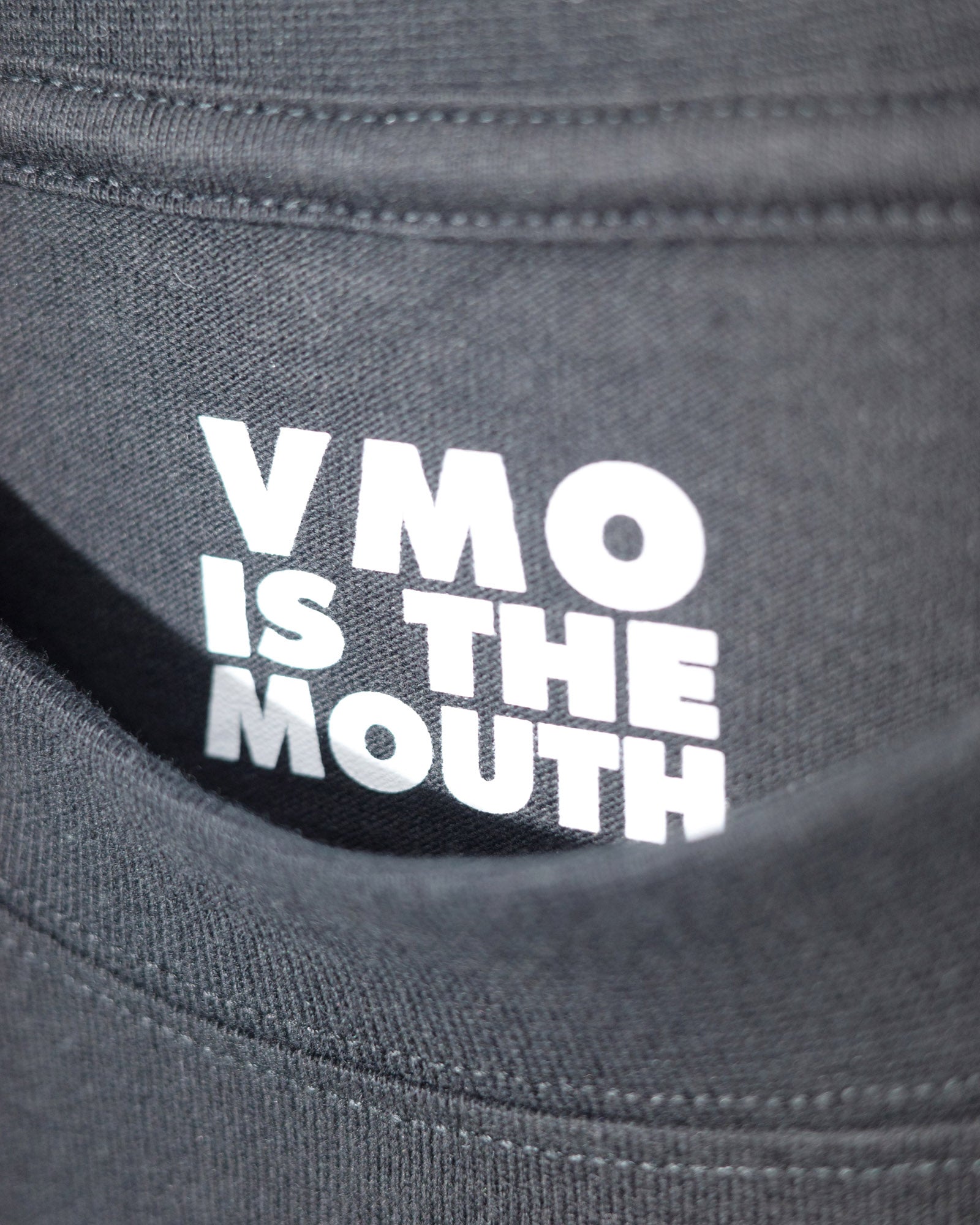 VMO IS THE MOUTH L/ S TEE NIMVM-02 BLACK