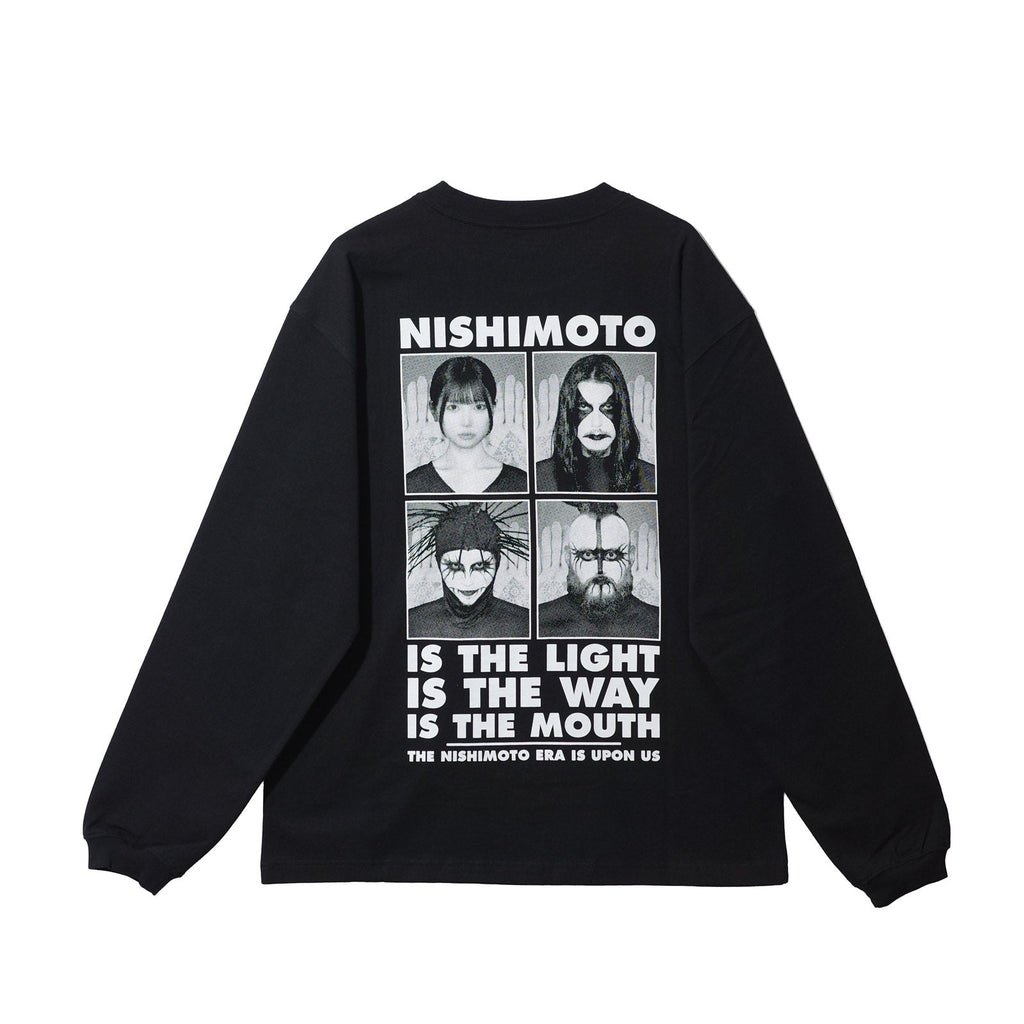VMO IS THE MOUTH L/ S TEE NIMVM-02 BLACK