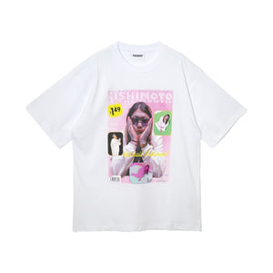 [Scheduled for delivery in mid-July] NISHIMOTO IS THE MOUTH MAGAZINE S/S TEE NIMW-051 WHITE