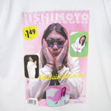 [Scheduled for delivery in mid-July] NISHIMOTO IS THE MOUTH MAGAZINE S/S TEE NIMW-051 WHITE