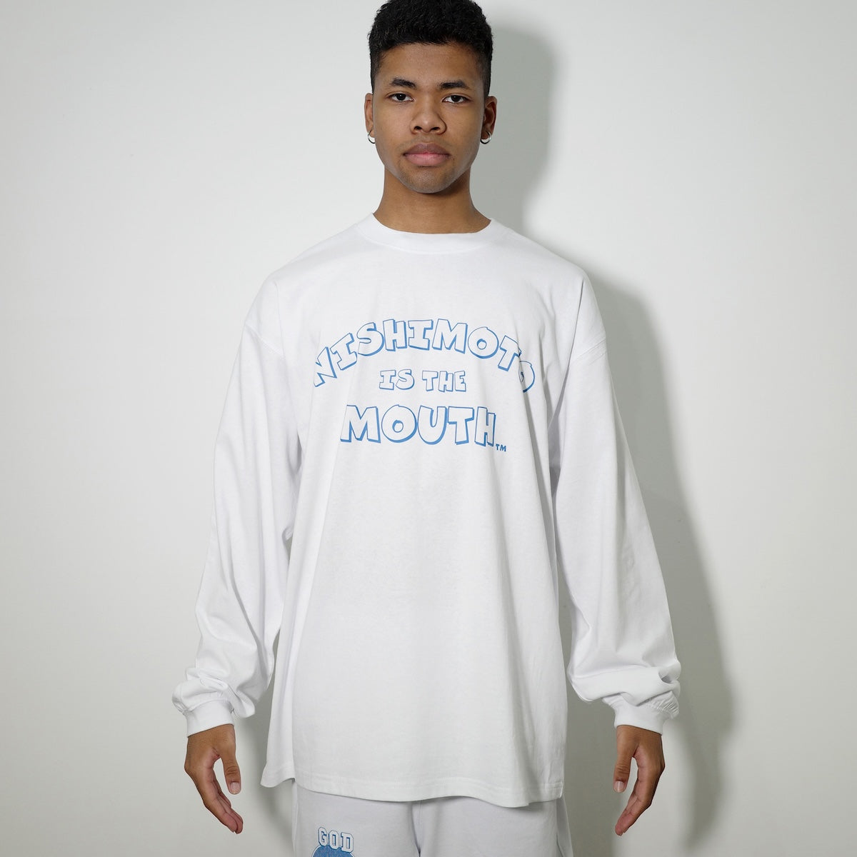[Scheduled for delivery around the end of January 2025] NISHIMOTO IS THE MOUTH L/S TEE NIMW-L02 WHITE