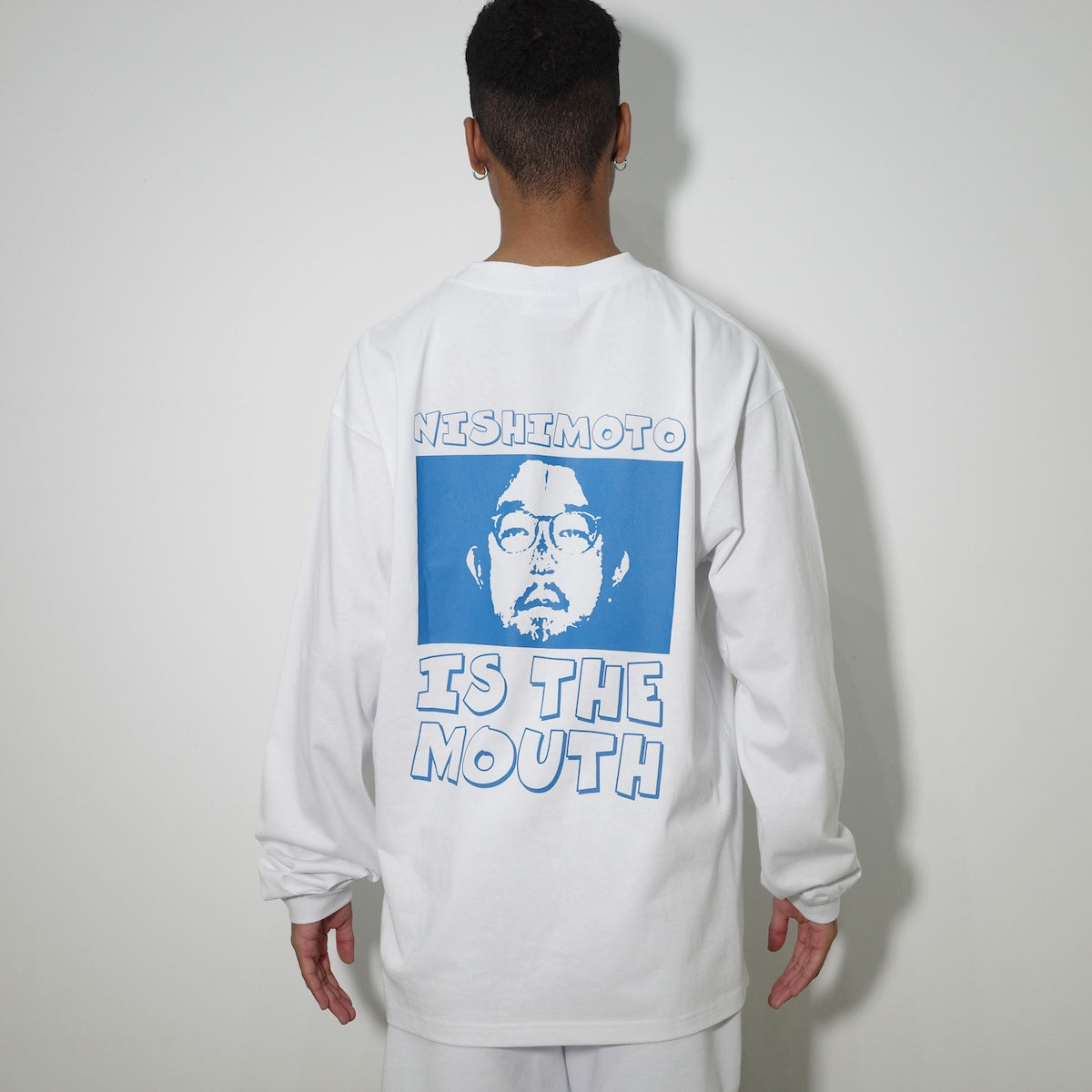 [Scheduled for delivery around the end of January 2025] NISHIMOTO IS THE MOUTH L/S TEE NIMW-L02 WHITE