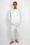 NISHIMOTO IS THE MOUTH SWEAT PANTS NIM-L15CM LIGHT HEATHER GRAY
