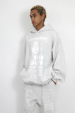 NISHIMOTO IS THE MOUTH SWEAT HOODIE NIM-L13CM LIGHT HEATHER GREY