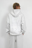NISHIMOTO IS THE MOUTH SWEAT HOODIE NIM-L13CM LIGHT HEATHER GREY