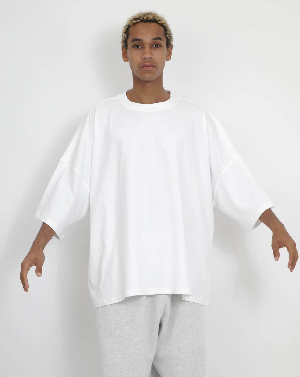 NISHIMOTO IS THE MOUTH WIDE S/S TEE NIM-WD01 WHITE