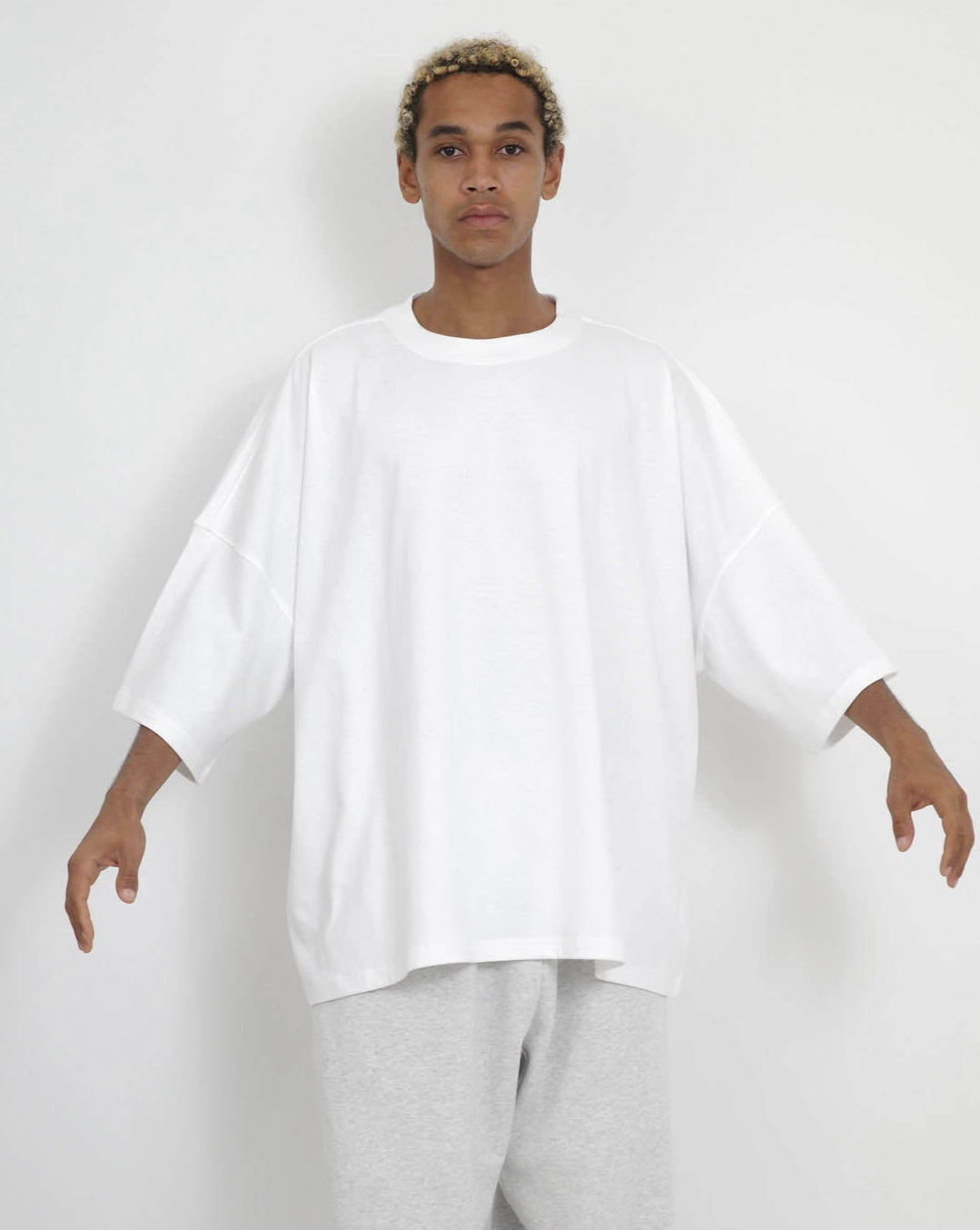 NISHIMOTO IS THE MOUTH WIDE S/S TEE NIM-WD01 WHITE