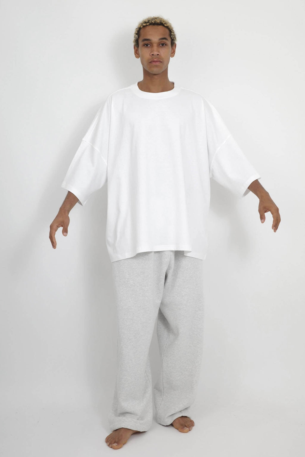 NISHIMOTO IS THE MOUTH WIDE S/S TEE NIM-WD01 WHITE