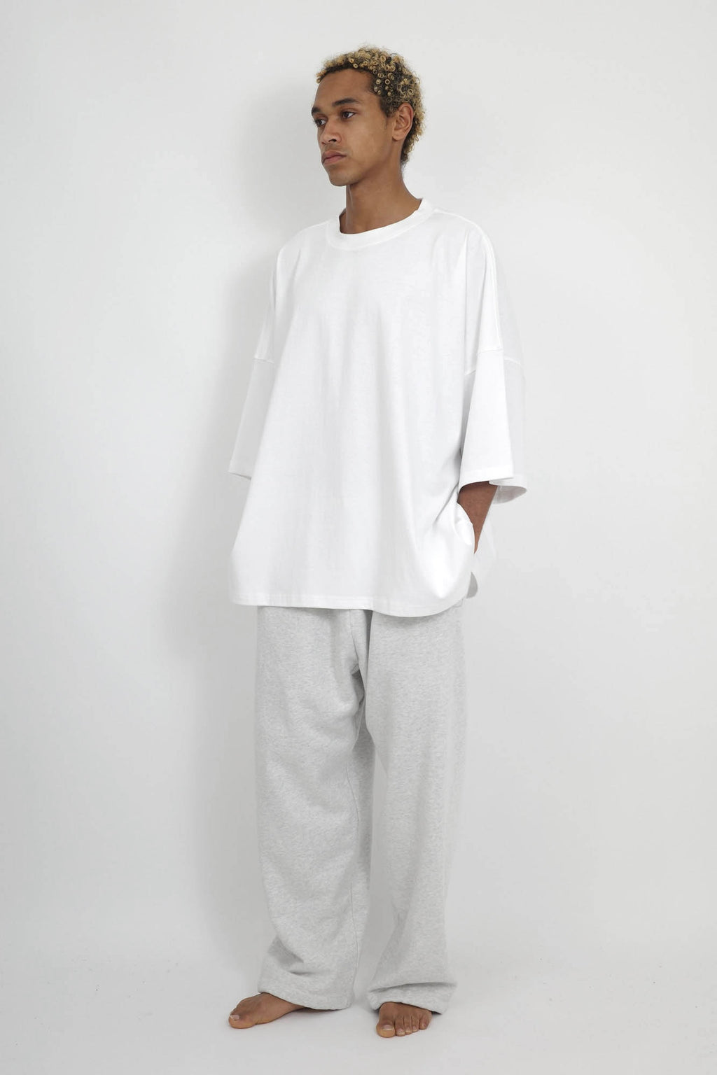 NISHIMOTO IS THE MOUTH WIDE S/S TEE NIM-WD01 WHITE