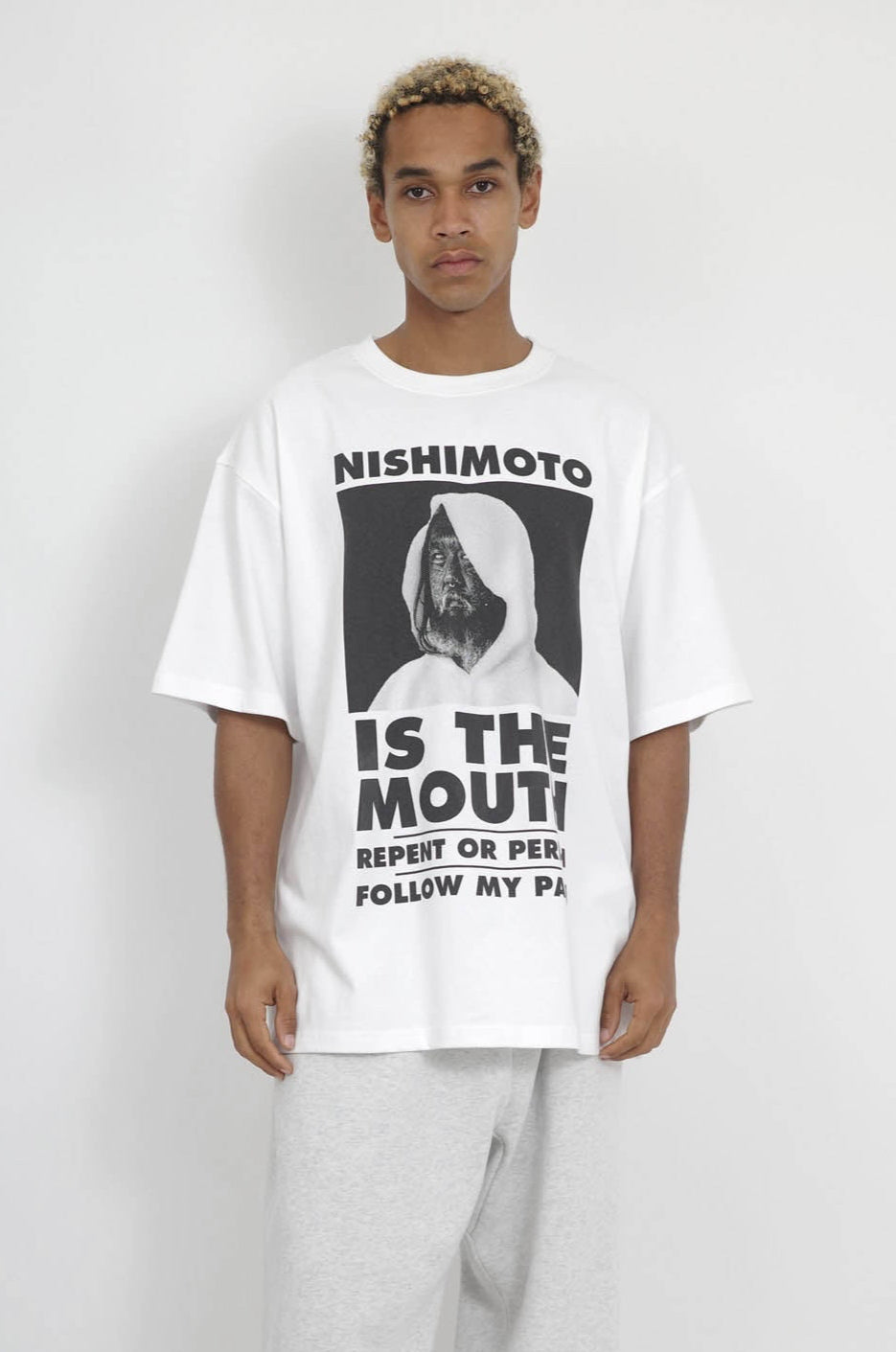 NISHIMOTO IS THE MOUTH S/S TEE NIM-V21 WHITE