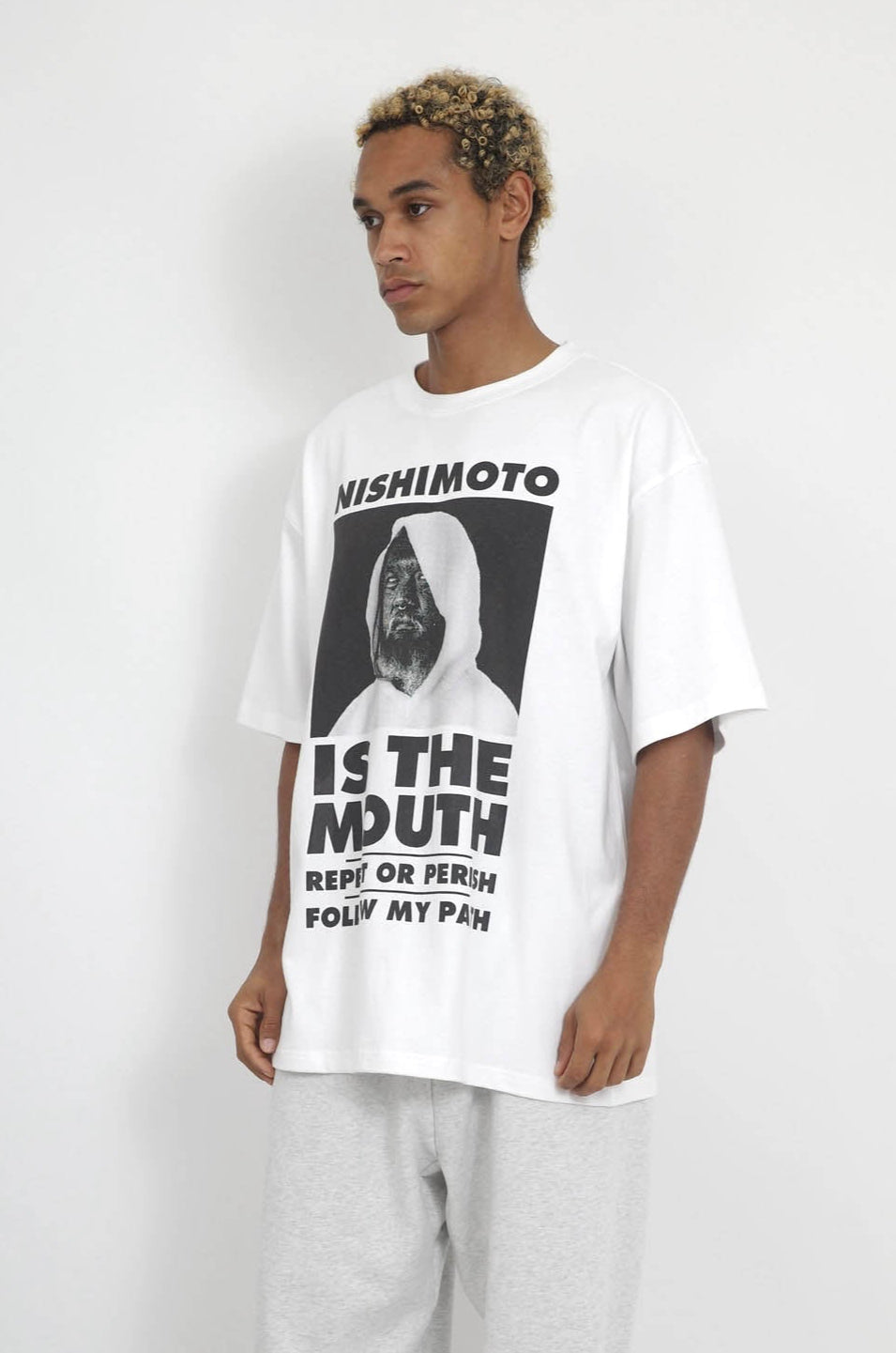 NISHIMOTO IS THE MOUTH S/S TEE NIM-V21 WHITE