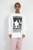 NISHIMOTO IS THE MOUTH L/S TEE NIM-V12 WHITE