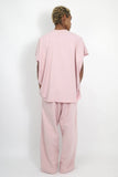 NISHIMOTO IS THE MOUTH WIDE N/S TEE NIM-WD00 SMOKE PINK