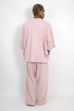 NISHIMOTO IS THE MOUTH WIDE S/S TEE NIM-WD01 SMOKE PINK