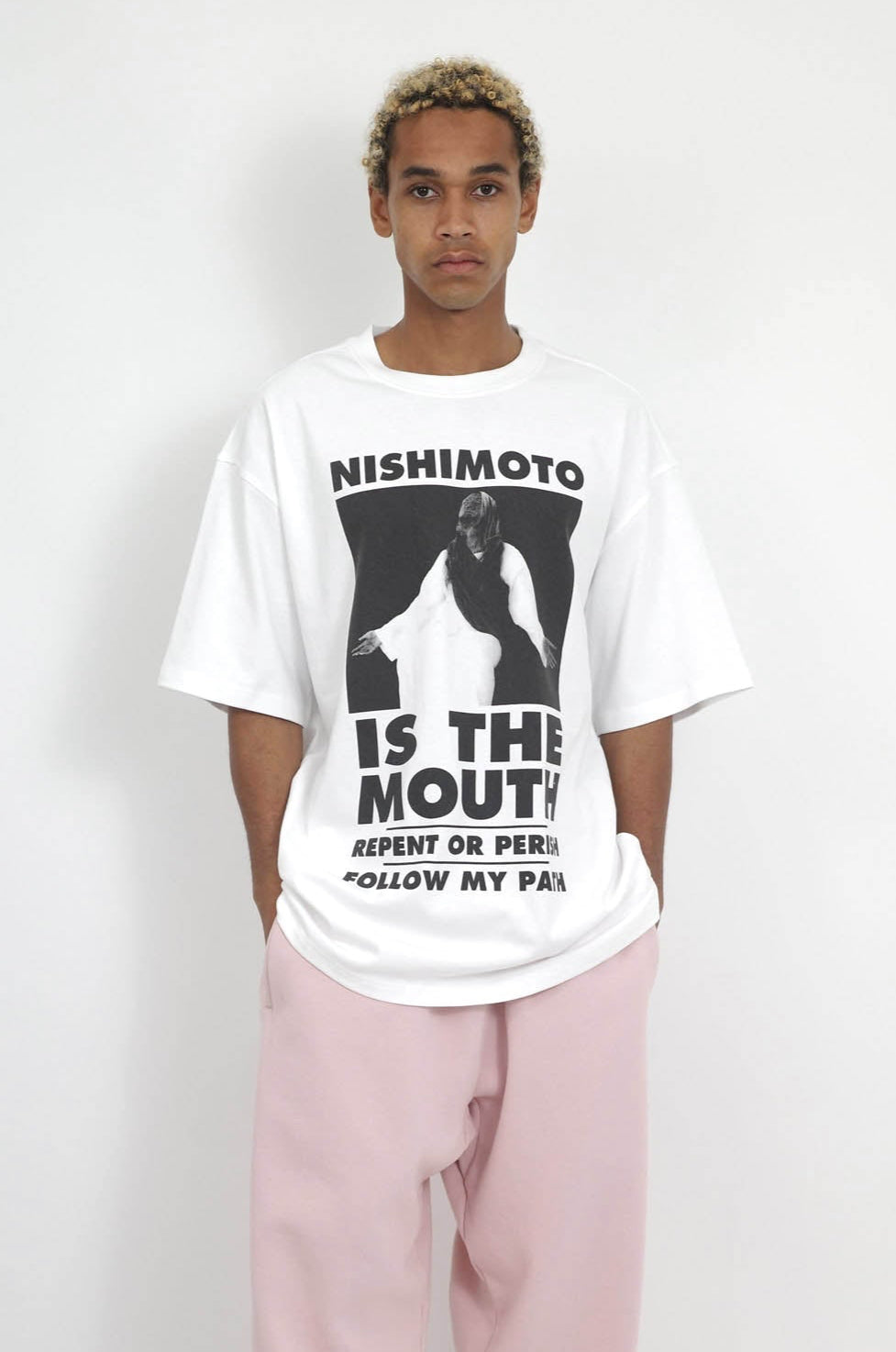 NISHIMOTO IS THE MOUTH S/S TEE NIM-V11 WHITE