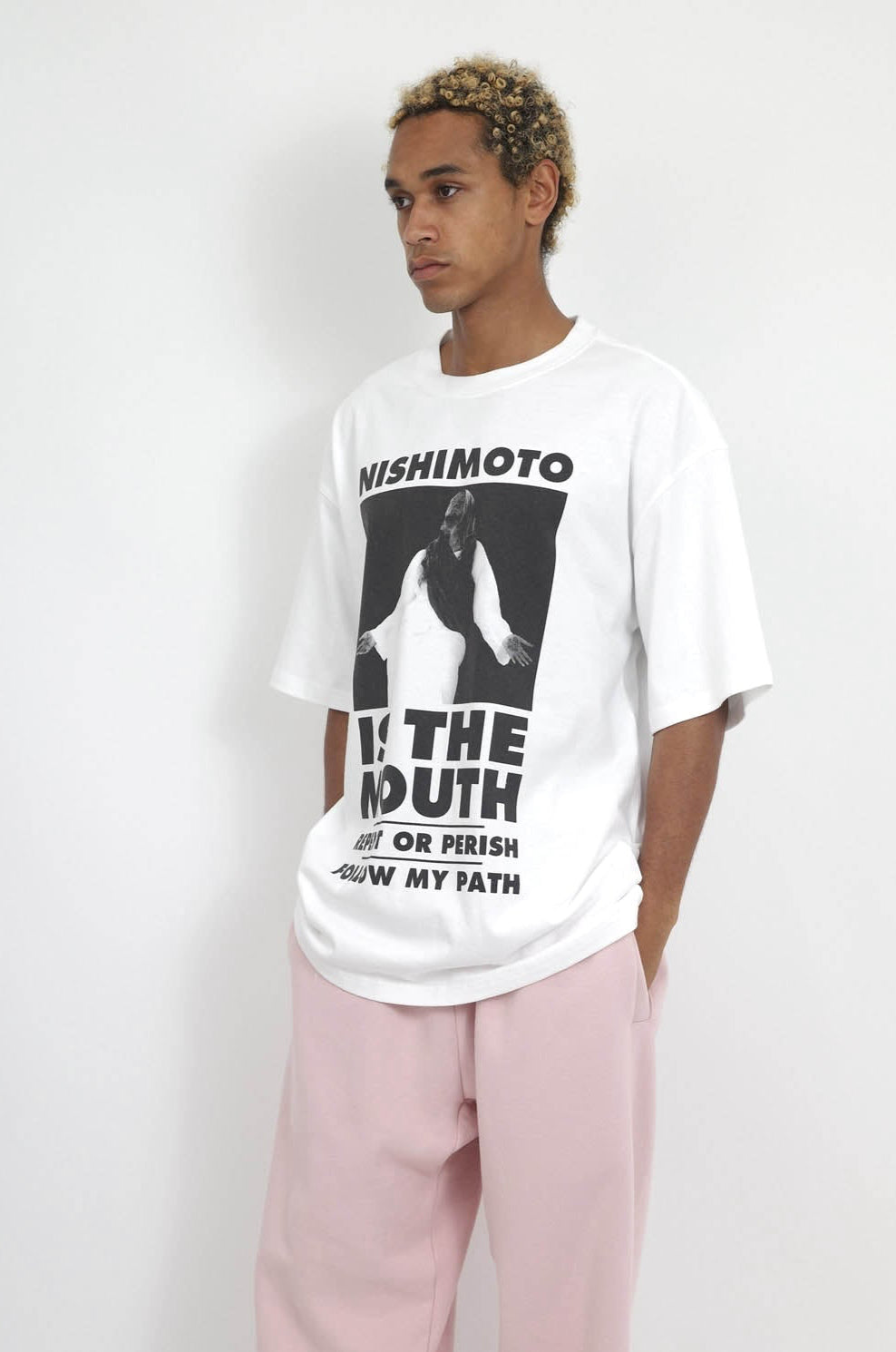 NISHIMOTO IS THE MOUTH S/S TEE NIM-V11 WHITE