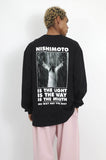 NISHIMOTO IS THE MOUTH L/S TEE NIM-V22 BLACK