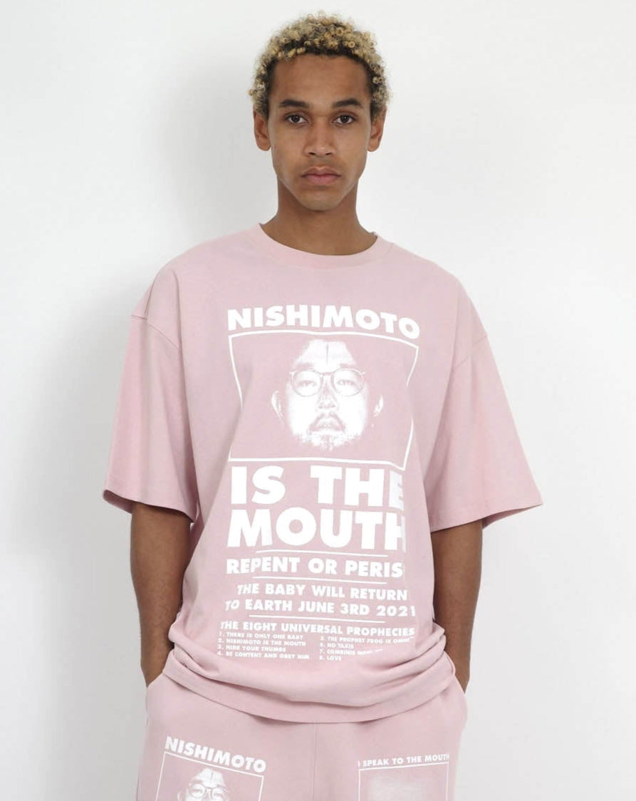 NISHIMOTO IS THE MOUTH S/S TEE NIM-L11CM SMOKE PINK – COMMON BASE