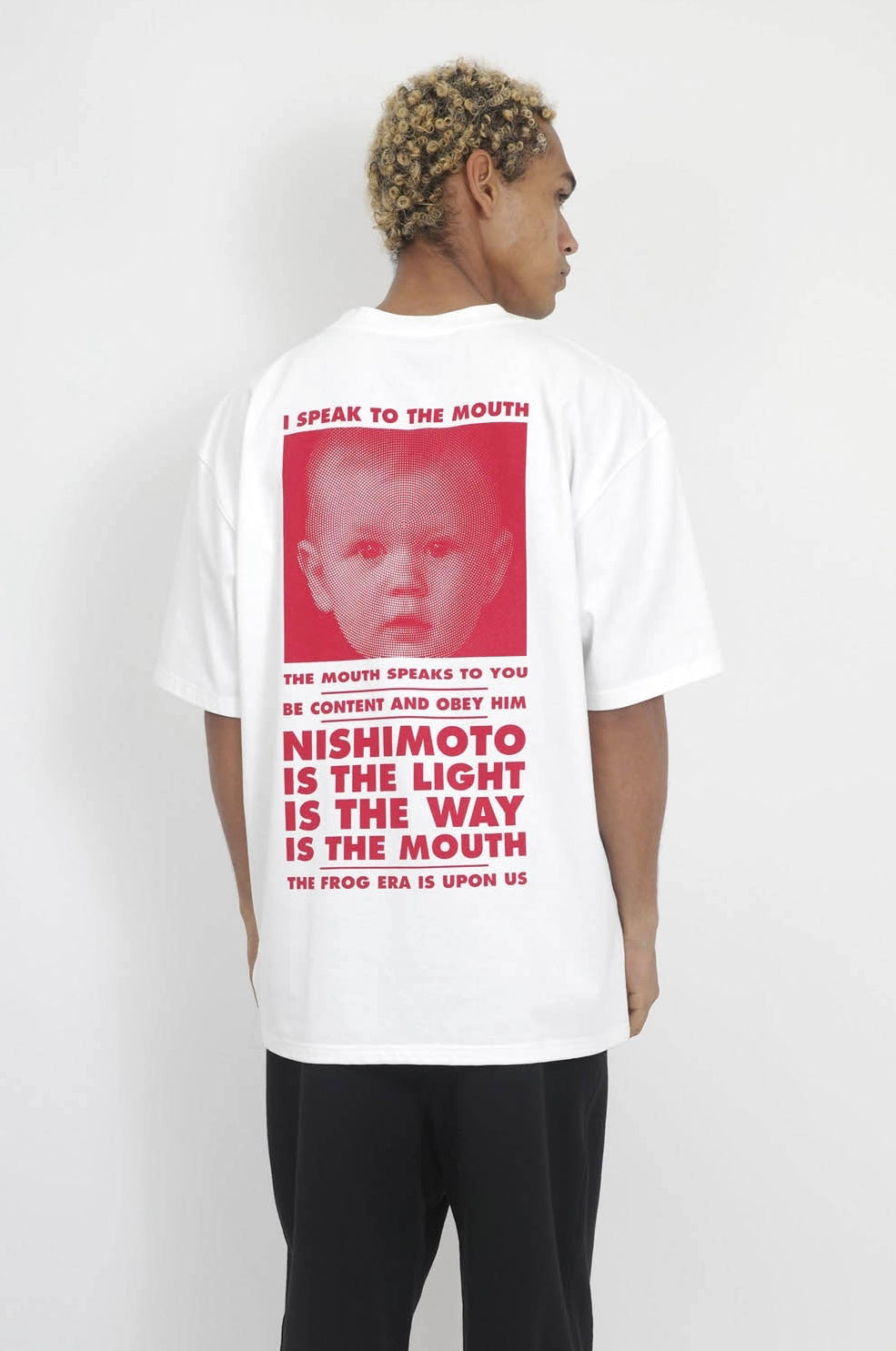 NISHIMOTO IS THE MOUTH S/S TEE NIM-SP01C WHITE/RED