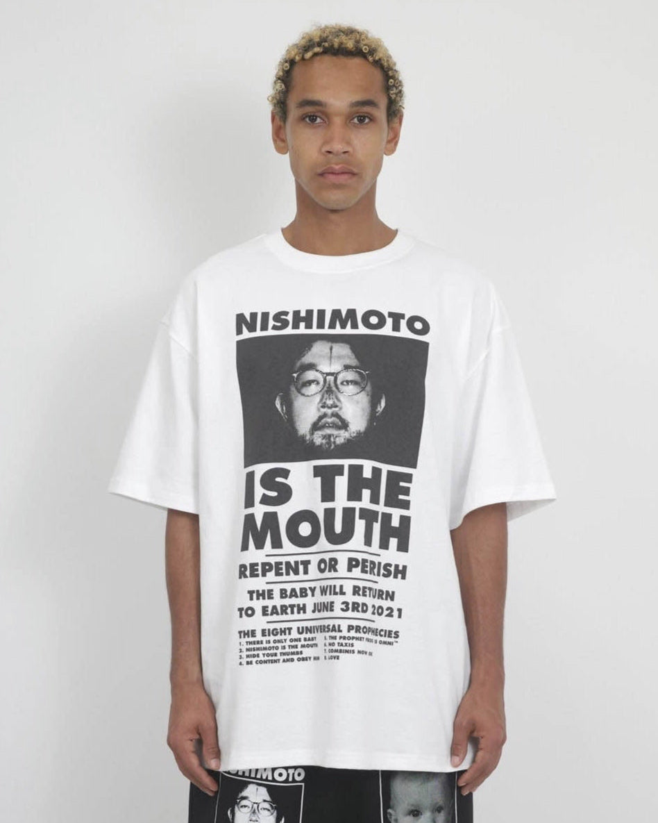 NISHIMOTO IS THE MOUTH S/S TEE NIM-L11CM WHITE
