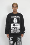 NISHIMOTO IS THE MOUTH SWEATSHIRT NIM-L14CM BLACK
