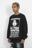 NISHIMOTO IS THE MOUTH SWEATSHIRT NIM-L14CM BLACK