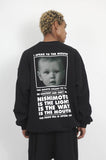 NISHIMOTO IS THE MOUTH SWEATSHIRT NIM-L14CM BLACK