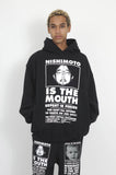 NISHIMOTO IS THE MOUTH SWEAT HOODIE NIM-L13CM BLACK