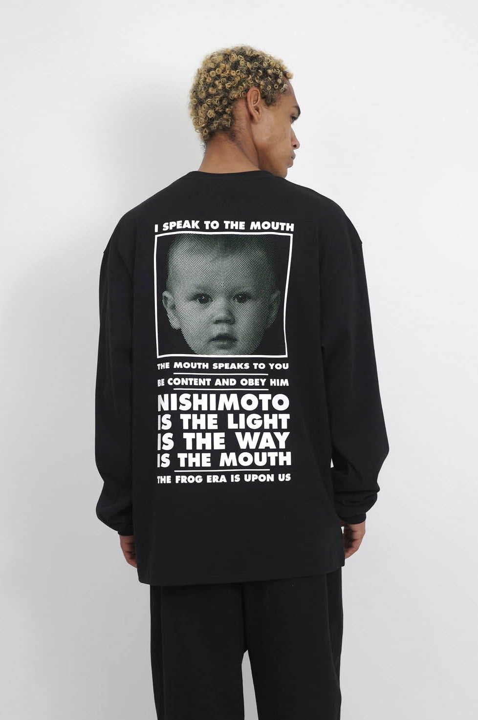 NISHIMOTO IS THE MOUTH L/S TEE NIM-L12CM BLACK