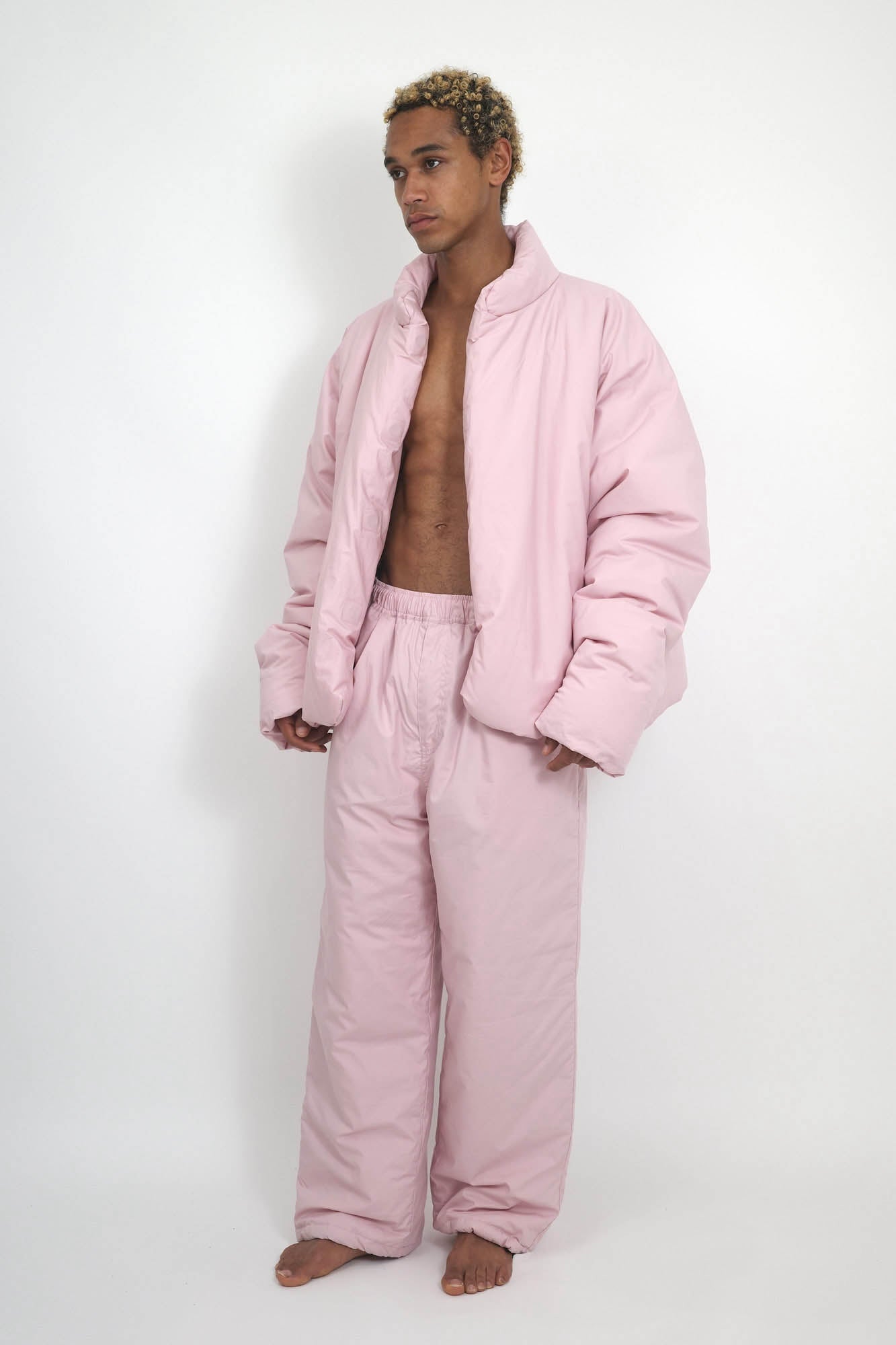 NISHIMOTO IS THE MOUTH VOLUME PANTS NIM-V1PT SMOKE PINK