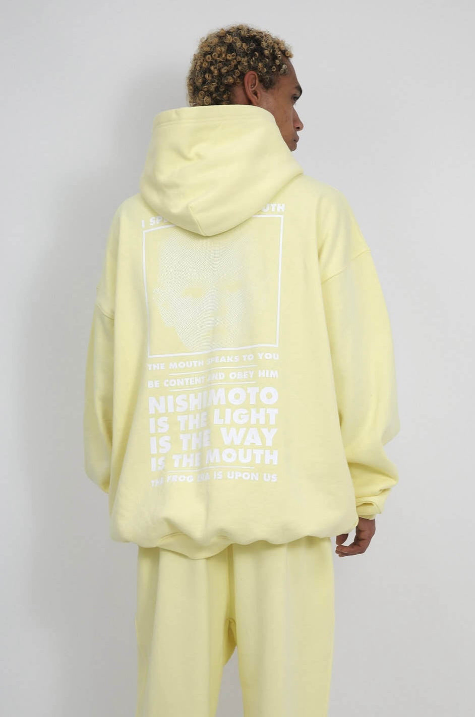 NISHIMOTO IS THE MOUTH SWEAT HOODIE NIM-L13CM LIGHT YELLOW