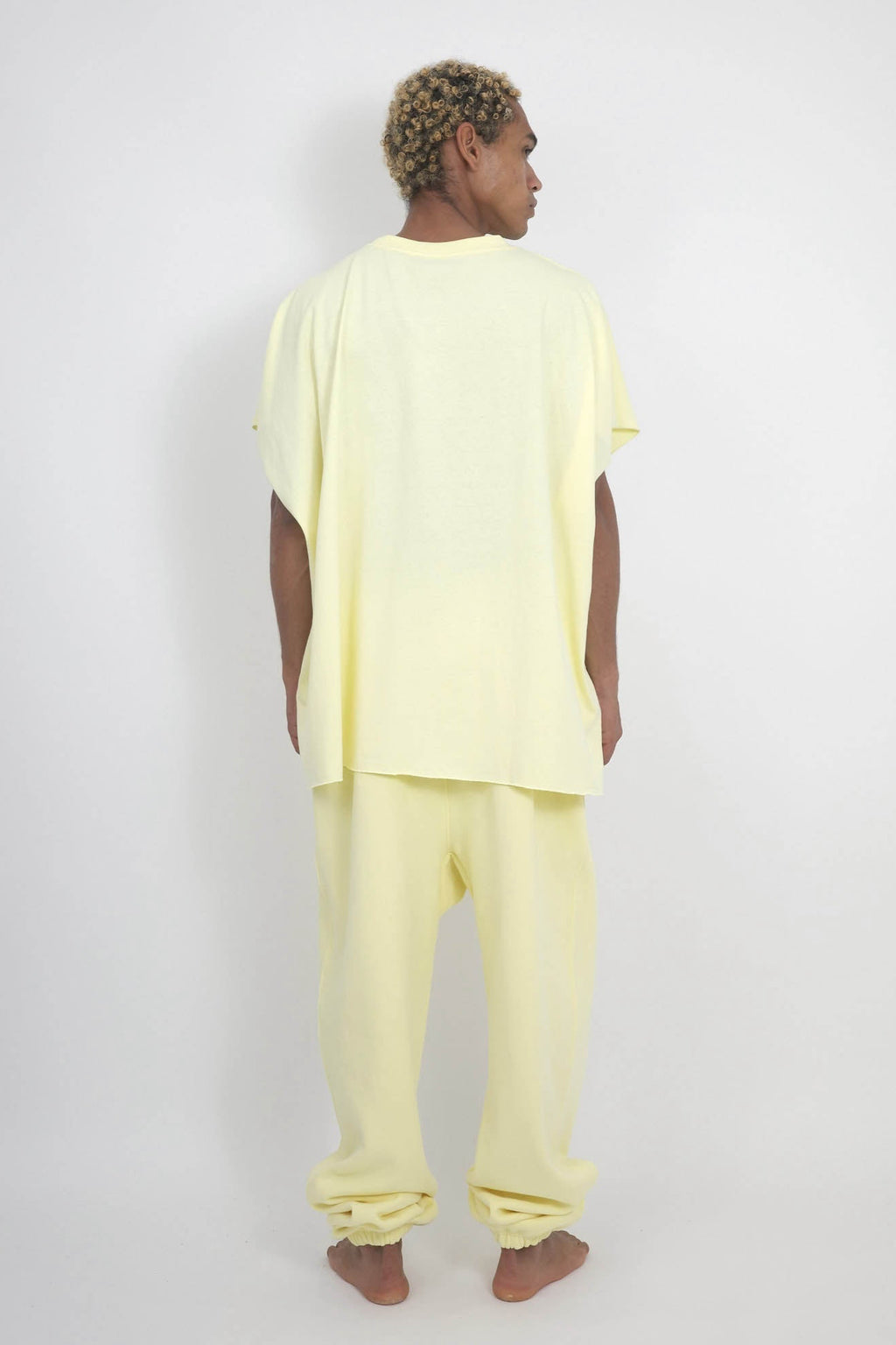 NISHIMOTO IS THE MOUTH WIDE N/S TEE NIM-WD00 LIGHT YELLOW