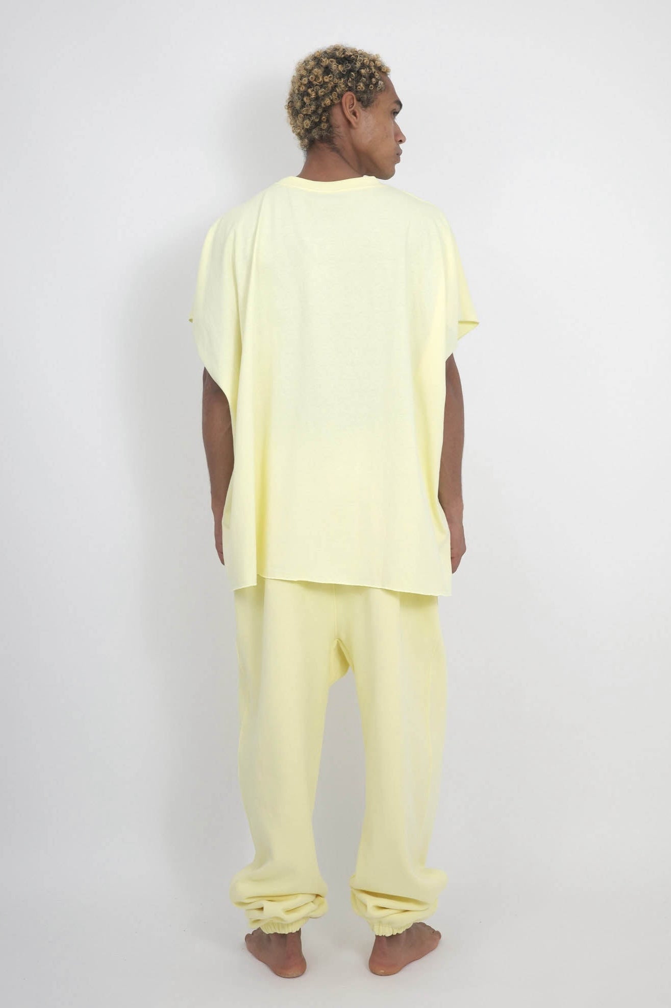 NISHIMOTO IS THE MOUTH WIDE N/S TEE NIM-WD00 LIGHT YELLOW