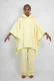 NISHIMOTO IS THE MOUTH WIDE SWEAT PONCHO NIM-WD09 LIGHT YELLOW