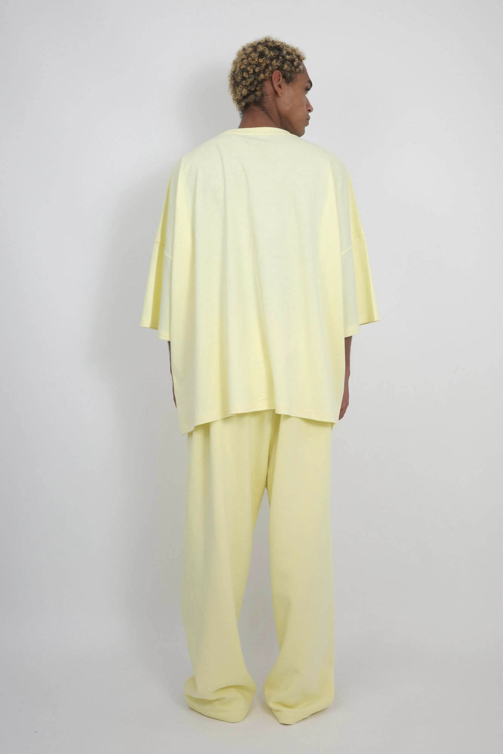 NISHIMOTO IS THE MOUTH WIDE S/S TEE NIM-WD01 LIGHT YELLOW