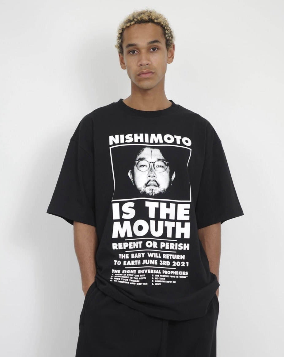 NISHIMOTO IS THE MOUTH S/S TEE NIM-L11CM BLACK