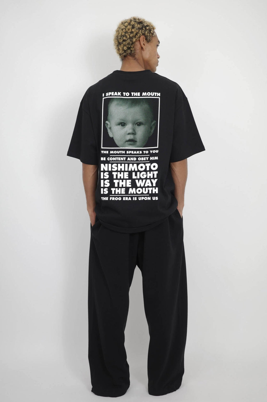 NISHIMOTO IS THE MOUTH S/S TEE NIM-L11CM BLACK