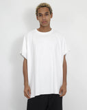 NISHIMOTO IS THE MOUTH WIDE N/S TEE NIM-WD00 WHITE