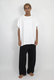 NISHIMOTO IS THE MOUTH WIDE N/S TEE NIM-WD00 WHITE