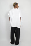 NISHIMOTO IS THE MOUTH WIDE N/S TEE NIM-WD00 WHITE