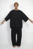 NISHIMOTO IS THE MOUTH WIDE S/S TEE NIM-WD01 BLACK