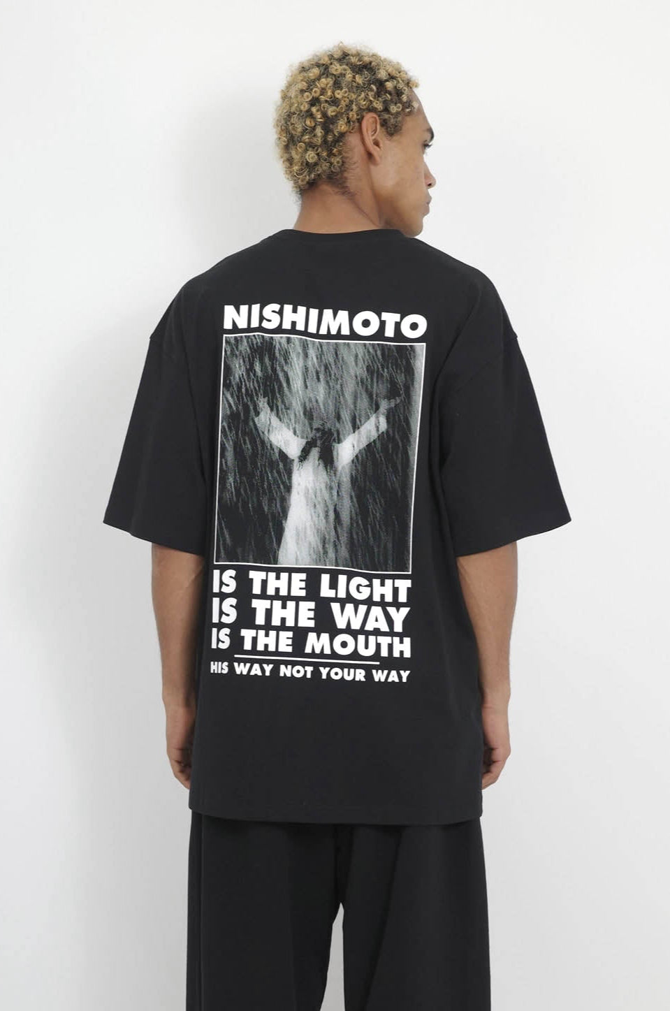 NISHIMOTO IS THE MOUTH S/S TEE NIM-V21 BLACK